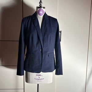 Ann Taylor Factory Midnight Blue Blazer